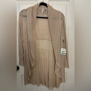 NWT, XL lightweight open sweater